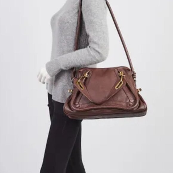 Cloe Paraty Pebbled Leather Bag medium - Picture 5 of 12